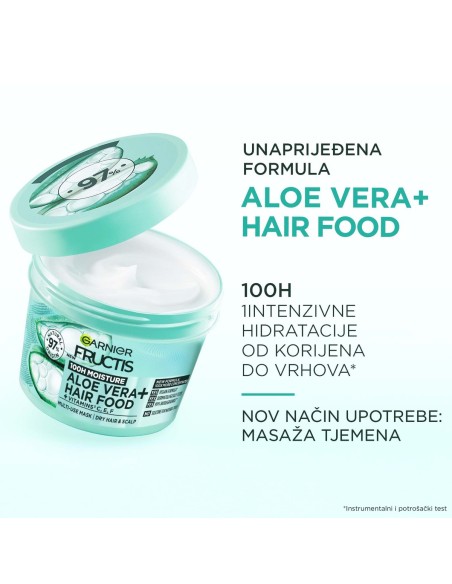 Garnier Fructis Hair Food Maska za kosu kojoj nedostaje hidratacija 390 ml