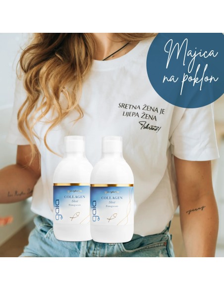Gaia Naturelle Kolagen shot 1+1 PROMO + poklon majica