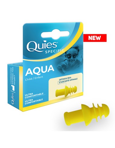 Quies Specific Aqua silikonski čepići s krilcima za djecu