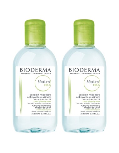 Bioderma Sebium H2O micelarna voda Duo Promo pakiranje