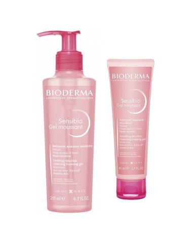 Bioderma Sensibio Gel Moussant 200 ml + 45 ml Promo pakiranje