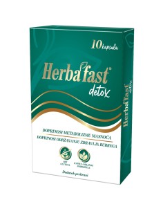Herbafast detox kapsule 1+1 Promo pakiranje 2