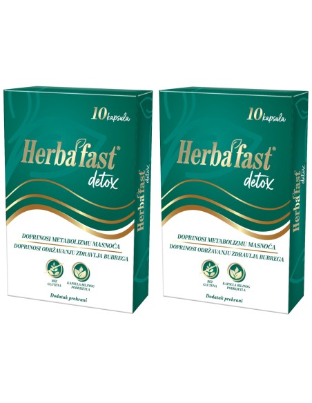 Herbafast detox kapsule 1+1 Promo pakiranje Herbafast detox kapsule 1+1 Promo pakiranje