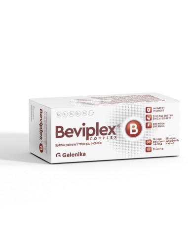Galenika Beviplex Vitamini B kompleksa tablete