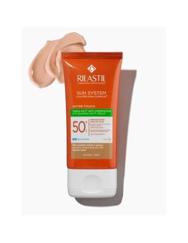 Rilastil Sun System Water Touch Mat Tonirana krema SPF 50+ Rilastil Sun System Water Touch Mat Tonirana krema SPF 50+