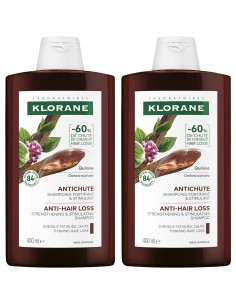 Klorane šampon protiv opadanja kose s kininom 400 ml DUO