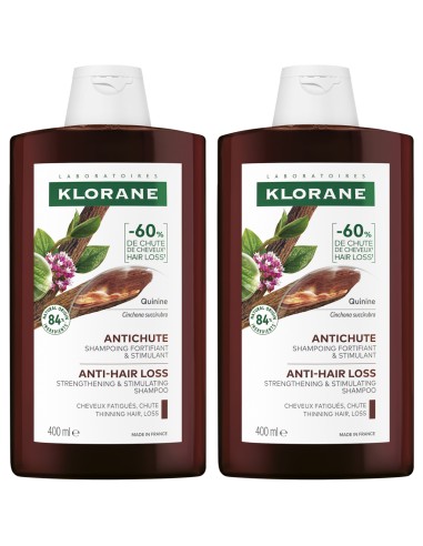 Klorane šampon protiv opadanja kose s kininom 400 ml DUO