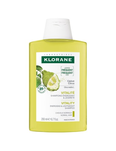 Klorane energizirajući i lagani šampon s citrusom
