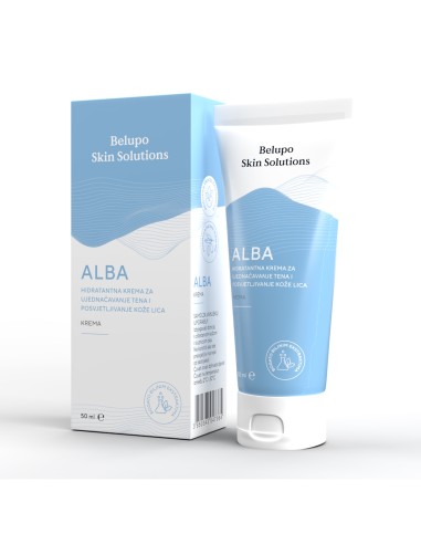 Belupo Skin Solutions Alba hidratantna krema za ujednačavanje tena i posvjetljivanje kože lic