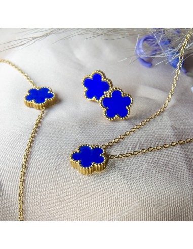 Farma Bijoux Hipoalergene naušnice Blue Flower Earings G011 Farma Bijoux Hipoalergene naušnice Blue Flower Earings G011