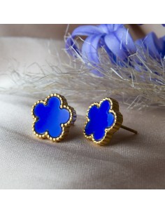 Farma Bijoux Hipoalergene naušnice Blue Flower Earings G011 2