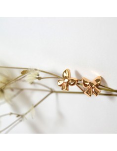 Farma Bijoux Hipoalergene naušnice Gold Ribbon G008 2