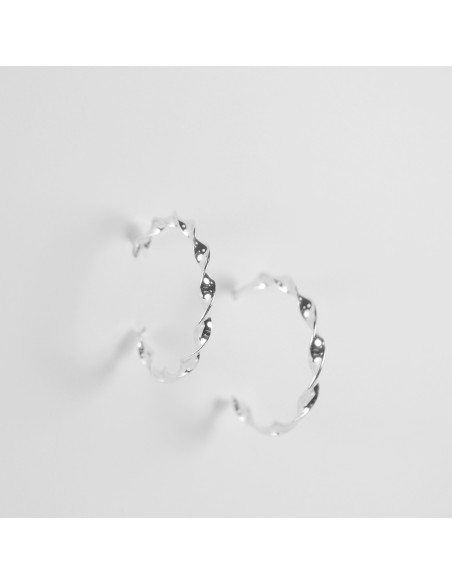 Farma Bijoux Hipoalergene naušnice Spiral Hoops C904-30M Farma Bijoux Hipoalergene naušnice Spiral Hoops C904-30M