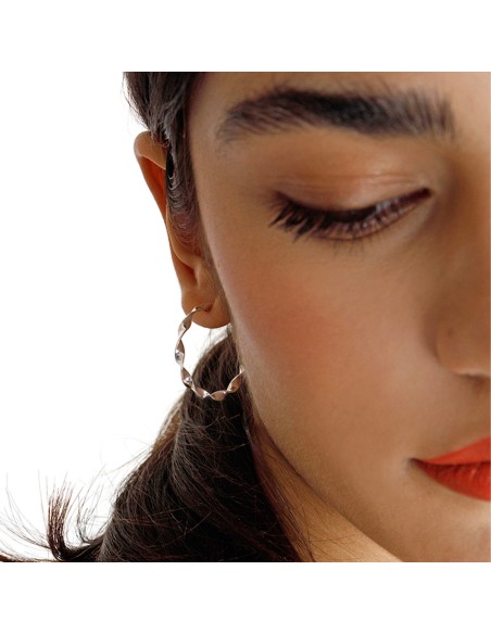 Farma Bijoux Hipoalergene naušnice Spiral Hoops C904-30M Farma Bijoux Hipoalergene naušnice Spiral Hoops C904-30M