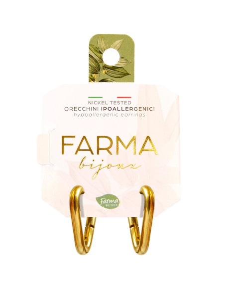 Farma Bijoux Hipoalergene naušnice V Shaped Hoops Farma Bijoux Hipoalergene naušnice V Shaped Hoops