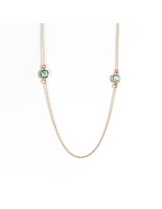 Farma Bijoux Hipoalergena ogrlica Turquise Quartz 1GQ11