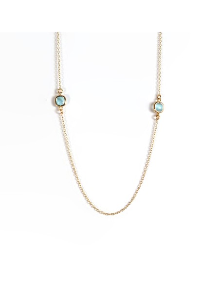 Farma Bijoux Hipoalergena ogrlica Turquise Quartz 1GQ11