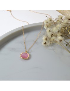 Farma Bijoux Hipoalergena ogrlica With Rose Quarz 1GQ14 2
