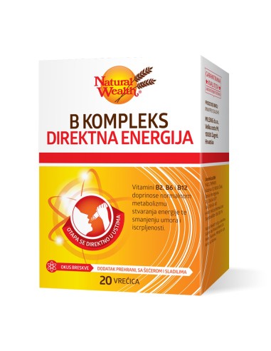 Natural Wealth B kompleks direktna energija vrećice