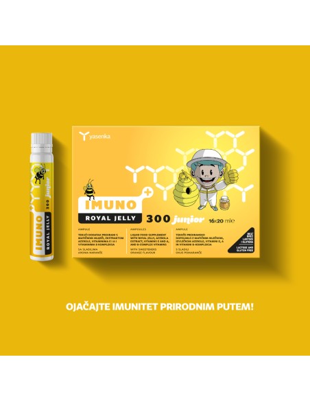 Yasenka Imuno Royal Jelly 300 Junior ampule Yasenka Imuno Royal Jelly 300 Junior ampule