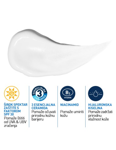 CeraVe Hidratantna njega za lice za normalnu do suhu kožu SPF30 -30%
