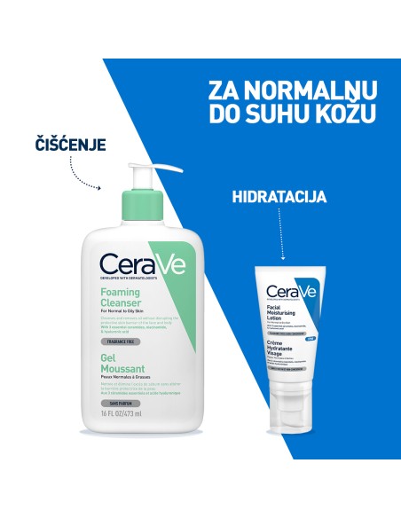 CeraVe Hidratantna njega za lice za normalnu do suhu kožu -30%