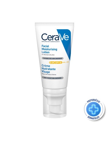 CeraVe Hidratantna njega za lice za normalnu do suhu kožu SPF50 -30%