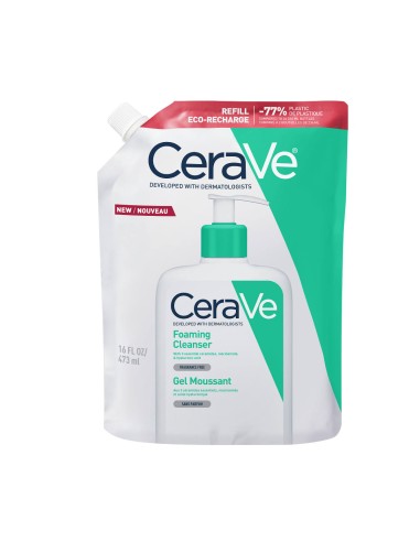 CeraVe Pjenušavi gel za čišćenje za normalnu do masnu kožu Refill -30%