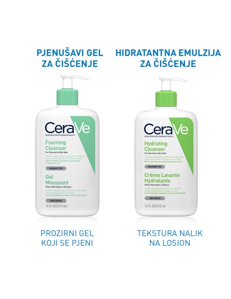 CeraVe Pjenušavi gel za čišćenje za normalnu do masnu kožu -30% PROMO
