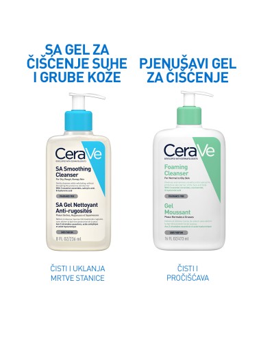 CeraVe SA Smoothing Cleanser gel za...