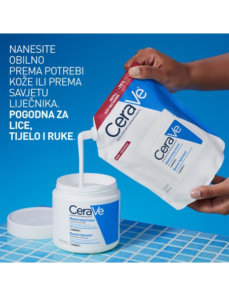 CeraVe Hidratantna krema za suhu do vrlo suhu kožu Refill -30% CeraVe Hidratantna krema za suhu do vrlo suhu kožu Refill -30%
