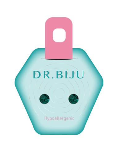 Dr. Biju Hipoalergene naušnice DXI53C205 XIRI 5.3 mm Emerald