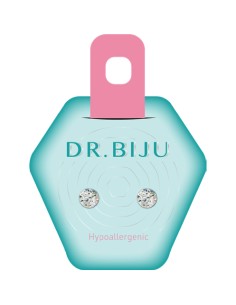 Dr. Biju Hipoalergene naušnice DXI53C001 XIRI 5.3 mm Crystal