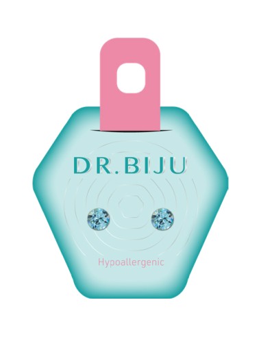 Dr. Biju Hipoalergene naušnice DXI53C202 XIRI 5.3 mm Aquamarine