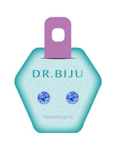 Dr. Biju Hipoalergene naušnice DXI71C206 XIRI 7.1 mm Sapphire