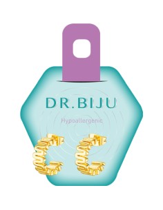 Dr. Biju Hipoalergene naušnice DRI140B030 RING 14 mm Gold