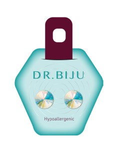 Dr. Biju Hipoalergene naušnice DRI100C002 RIVOLO 10 mm Aurora boreale