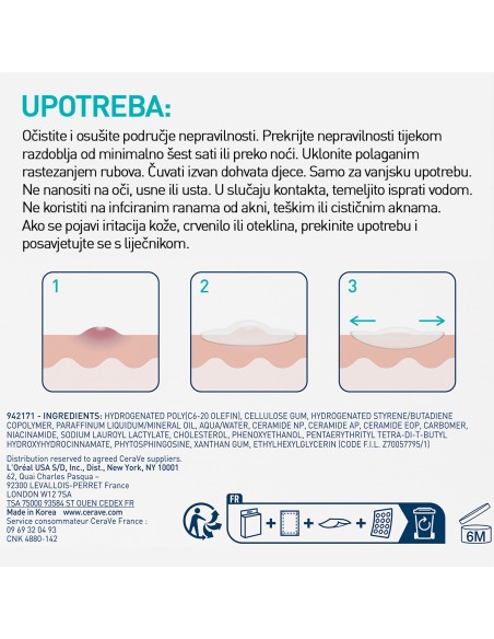 CeraVe Blemish Barrier Patches Flasteri protiv nepravilnosti