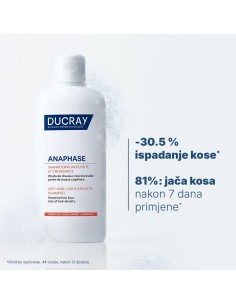 Ducray Anaphase Reactive šampon protiv ispadanja kose i za rast 2