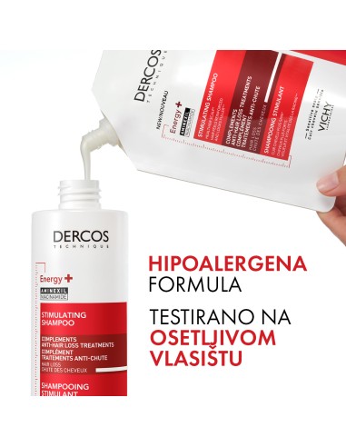Vichy Dercos Šampon Energy+ protiv ispadanja kose Refill 400 ml