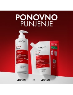 Vichy Dercos Šampon Energy+ protiv ispadanja kose Refill 400 ml 2