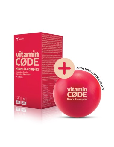 Yasenka Vitamin Code Neuro B-complex + antistres loptica Promo pakiranje