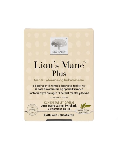 New Nordic Lion's Mane Plus (lavlja griva) tablete