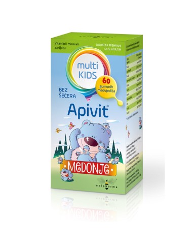 Apipharma Apivit Multi kids Medonje gumeni bomboni