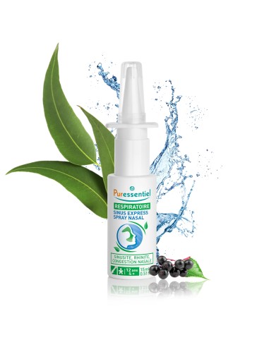 Puressentiel Respiratory Sinus Express Sprej za nos za ublažavanje simptoma sinusitisa Puressentiel Respiratory Sinus Express Sprej za nos za ublažavanje simptoma sinusitisa