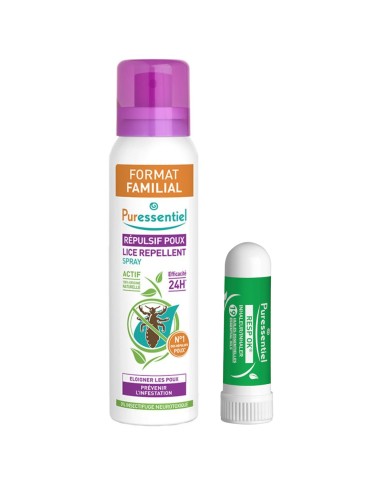 Puressentiel Anti Lice Sprej protiv uši i insekata + Respiratory Inhalator Promo pakiranje