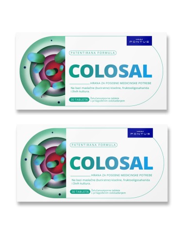 Pontus Pharma Colosal želučanootporne tablete 1+1 Promo pakiranje