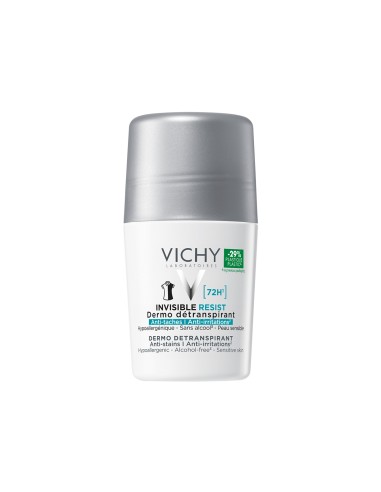 Vichy Deo invisible resist 72h* Dermo Detranspirant protiv mrlja i protiv nadraženosti