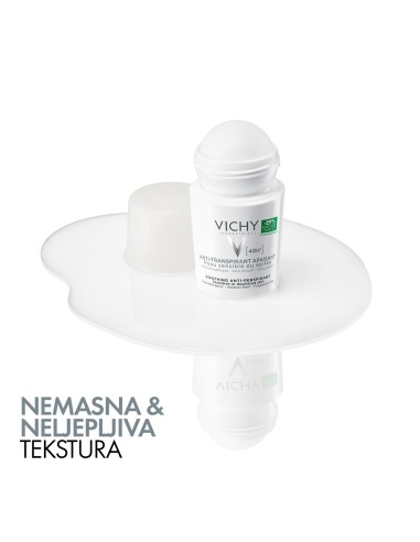 Vichy Deodorant Roll-on dezodorans za regulaciju znojenja do 48h za osjetljivu kožu (bijeli) Vichy Deodorant Roll-on dezodorans za regulaciju znojenja do 48h za osjetljivu kožu (bijeli)