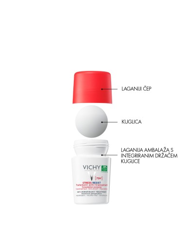 Vichy Deodorant Anti-stres roll-on dezodorans protiv prekomjernog znojenja do 72h